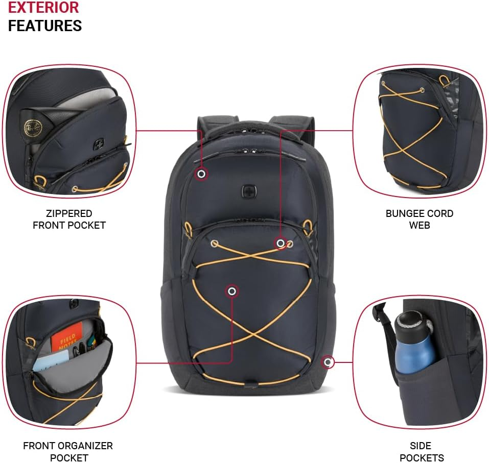 Swissgear 8175 Laptop Backpack - Olive/Sand Heather image number 4