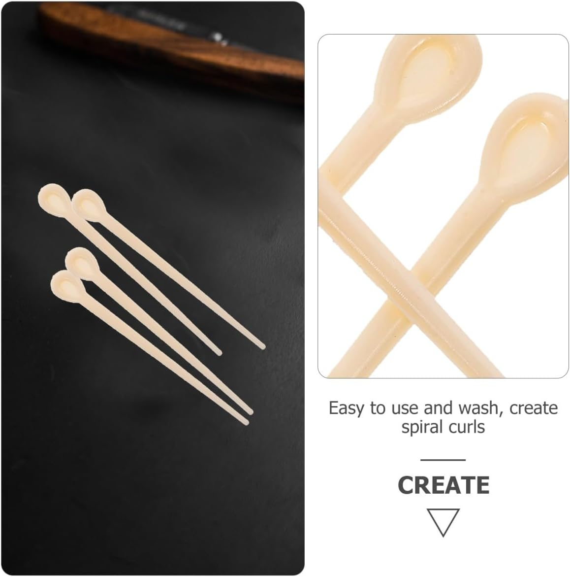 BIUDECO 2 Packs/Hair Cutting Tools, Practical Perm Clips and Curler Picks for Women and Girls, Random Colour image number 6