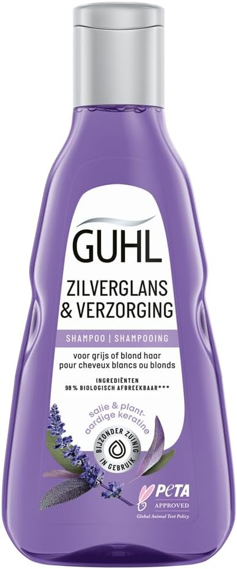 Guhl Zilver Glans & Verzorging Shampoo 250 Ml image number 1