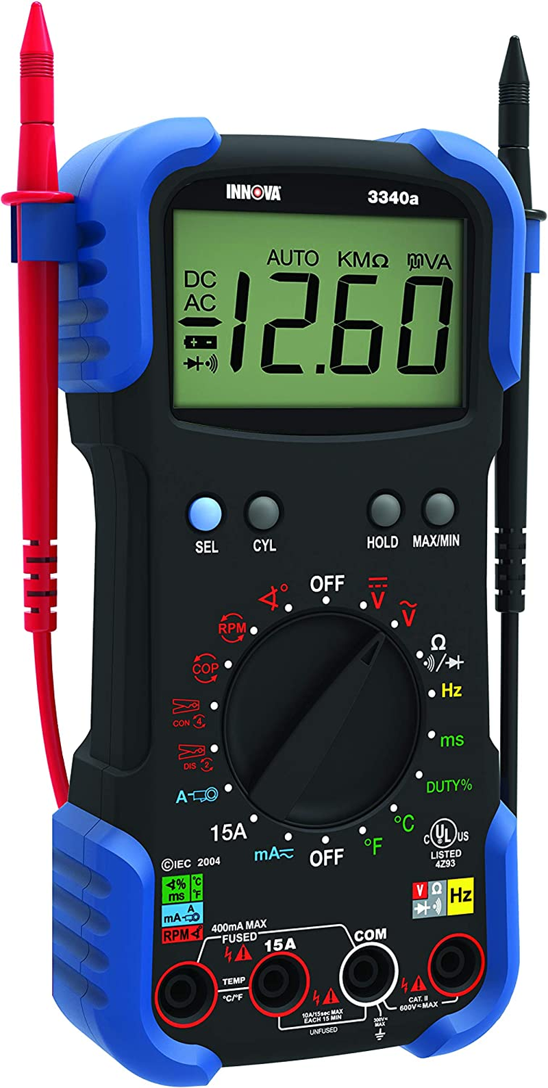 Innova 3340 Professional Automotive Digital Multimeter image number 5