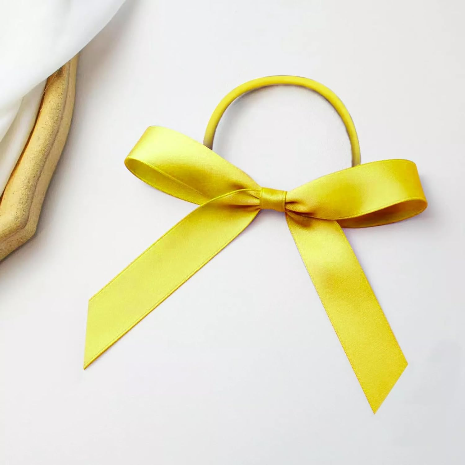 Bow Hair Ties Hair Accessories Bows School Party Girls,4Pcs in a Pack (Navy Blue) - Black image number 3