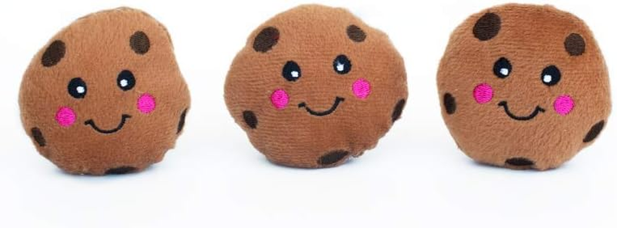 Zippypaws ZP894 Miniz 3 Pack Cookies Squeak Toy image number 5