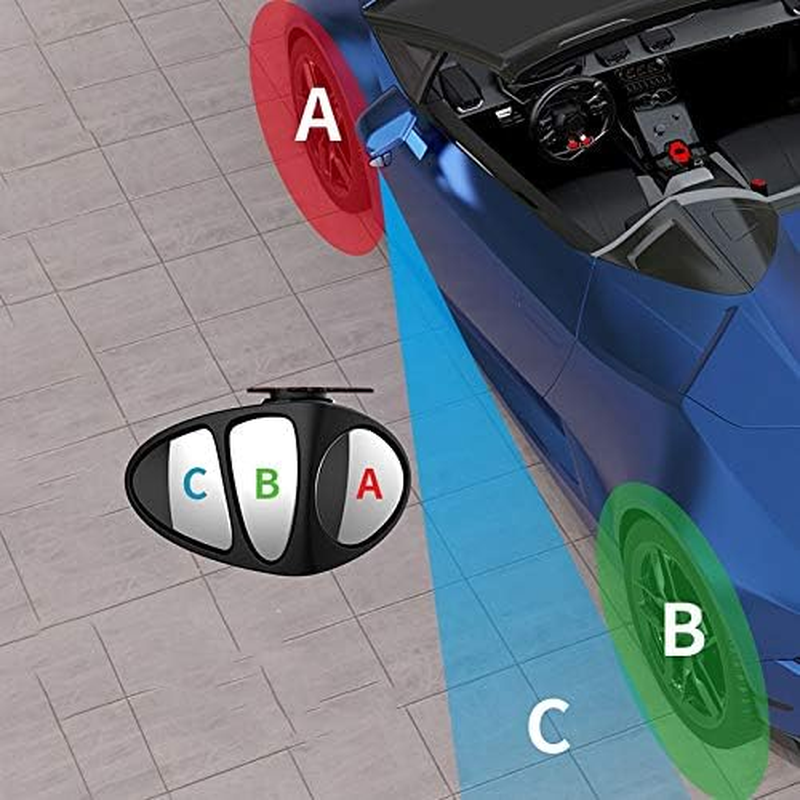 3 in 1 360 Degree Rotation Three Sided Blind Spot Mirror Reversing Parking Auxiliary Blind Spot Convex Mirror Right image number 1