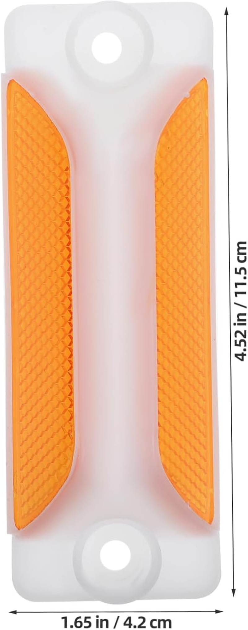 Mobestech 2Pcs Reflective Delineator Road Marker Guardrail Delineators for Road Pavement Marker for Highway and Driveway Safety image number 2