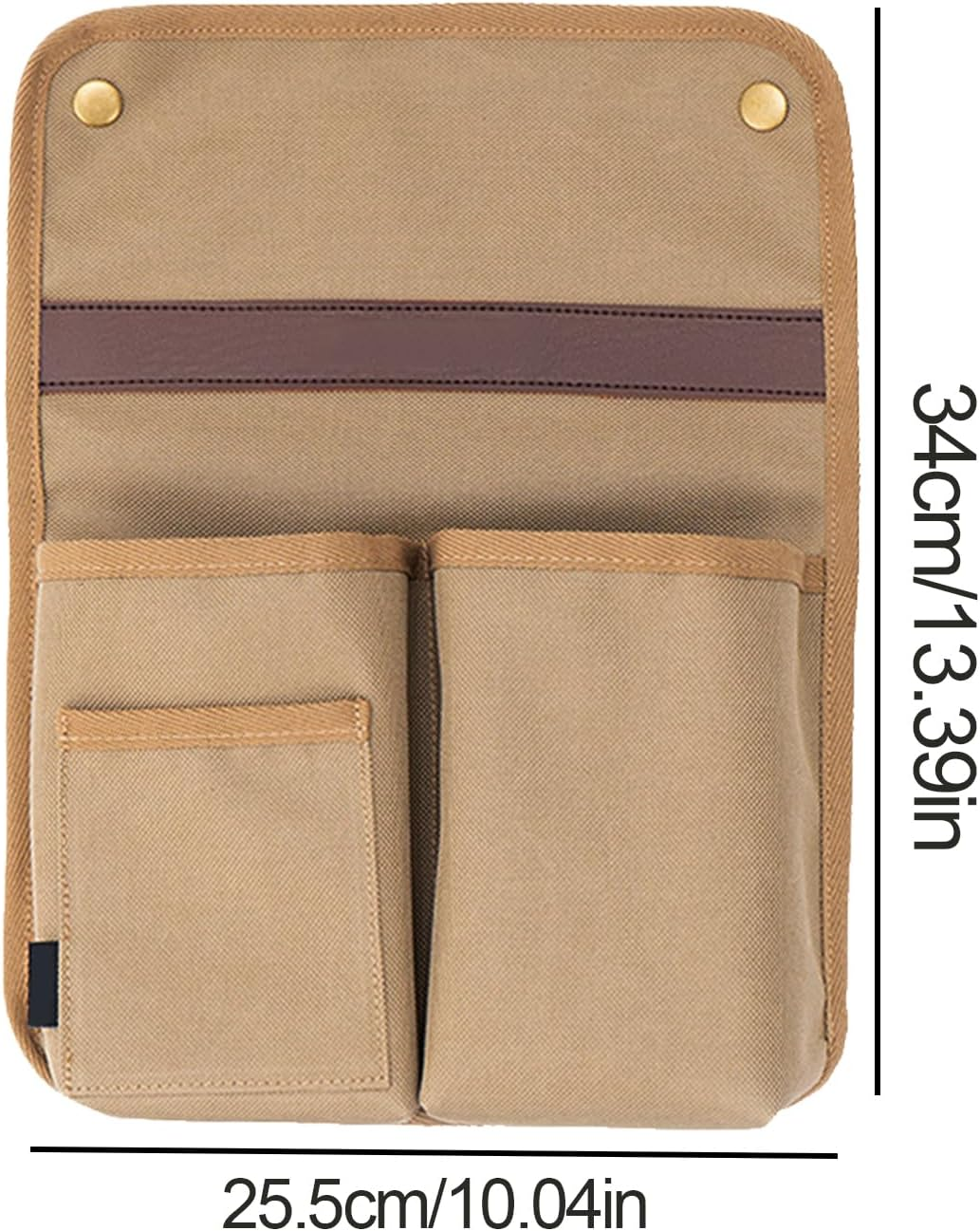 Chair Pockets - Compact Gear Organizer with Side Pouch Attachment, Easy Access Design and Sturdy Build | Utility Solution for Wheelchair Users, Remote Control Storage, Drink Placement, Garden Tools