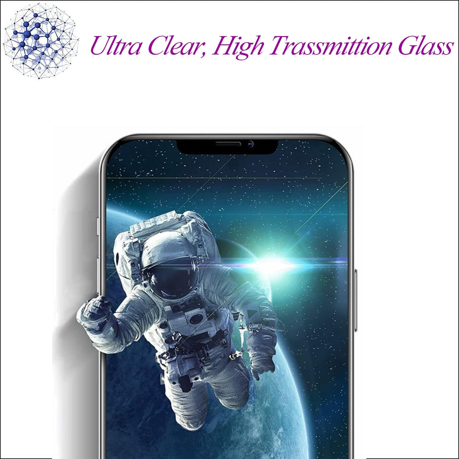 Hxeyraal (3 Pack) Designed for Oppo Reno 8T Tempered Glass Screen Protector, 0.33 Mm, Anti-Scratch, Bubble-Free for Oppo Reno 8T Screen Protector HD image number 6