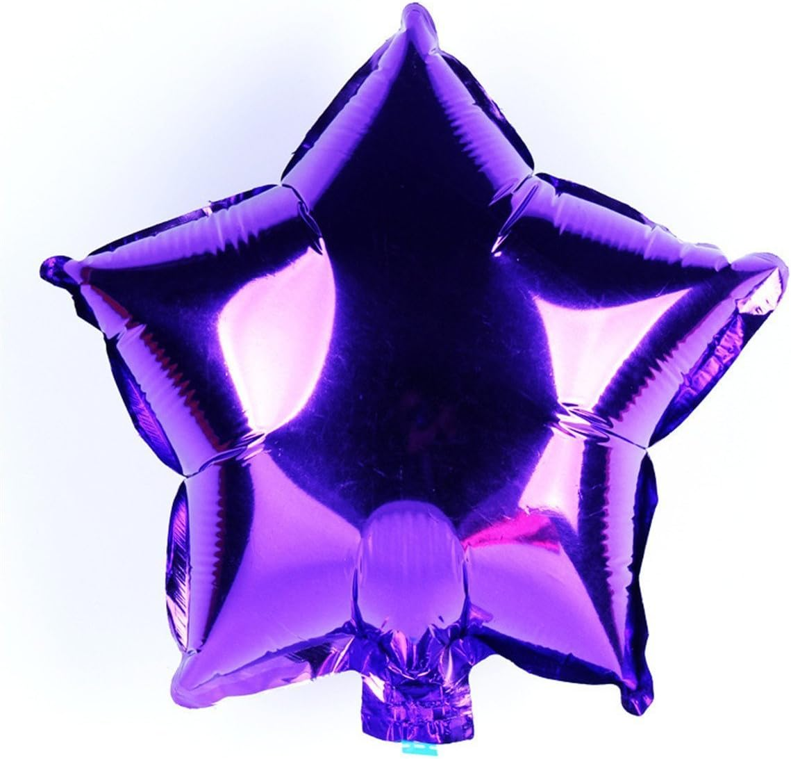 50 Pcs 10 Inch Star Balloons Foil Balloons Party Mylar Balloon Mixed Color for Wedding Birthday Decoration image number 1