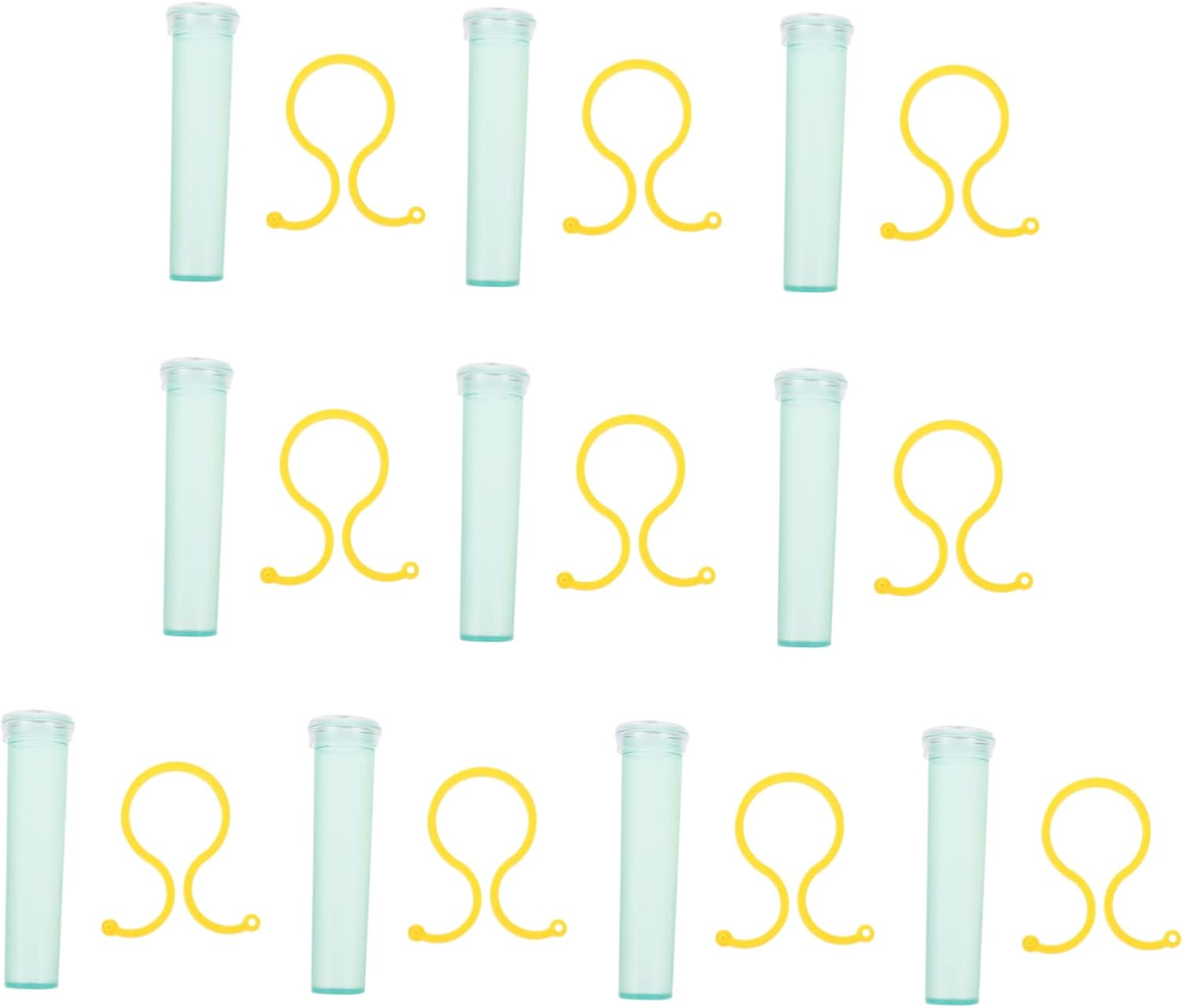 FONDOTIN 100Sets Flower Water Tube Plastic Fresh Keeping Tube for Flower Arranging Garden Supplies image number 6