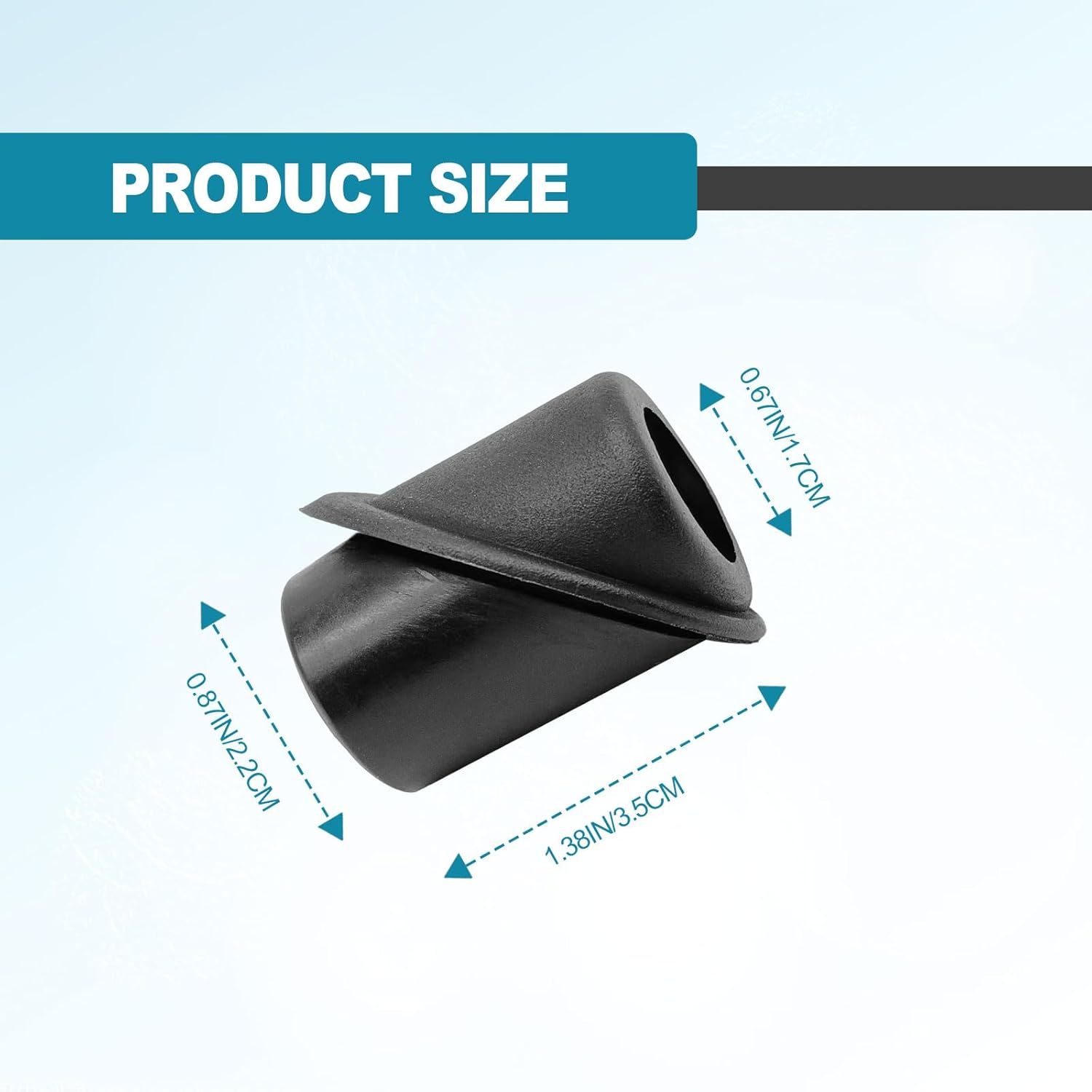 Antenna Base Rubber Adapter Base - Radio Antenna Mast Base - Compatible with Hyundai Elantra 2000-2006 - 96216-2D000&hellip; image number 4