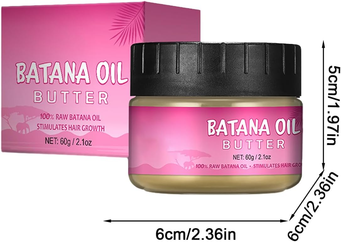 Hair Butter with 100 Pure Raw Oil, Natural Hair Cream Suitable for Repairing Damaged Hair, Nourishing Thin Hair, Applies to Everyone