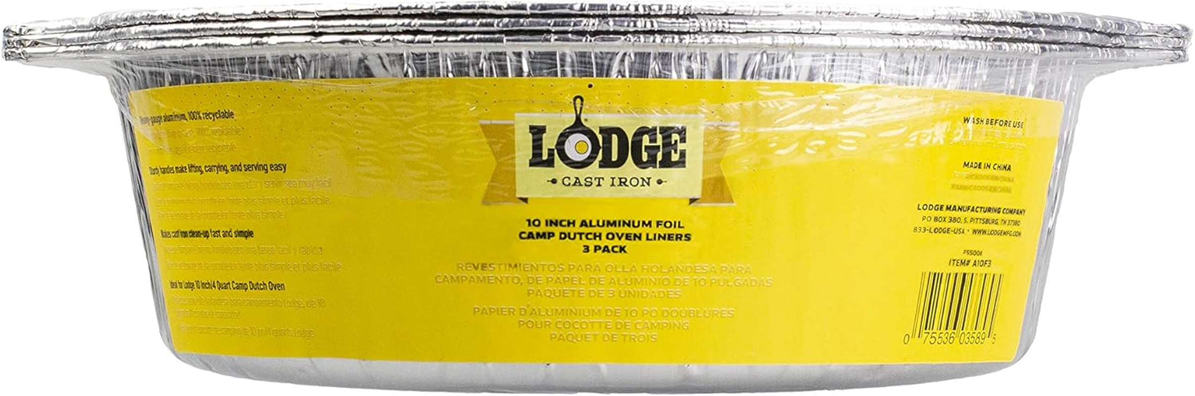 Lodge Dutch Oven Liner, 10 Inch, Silver image number 2