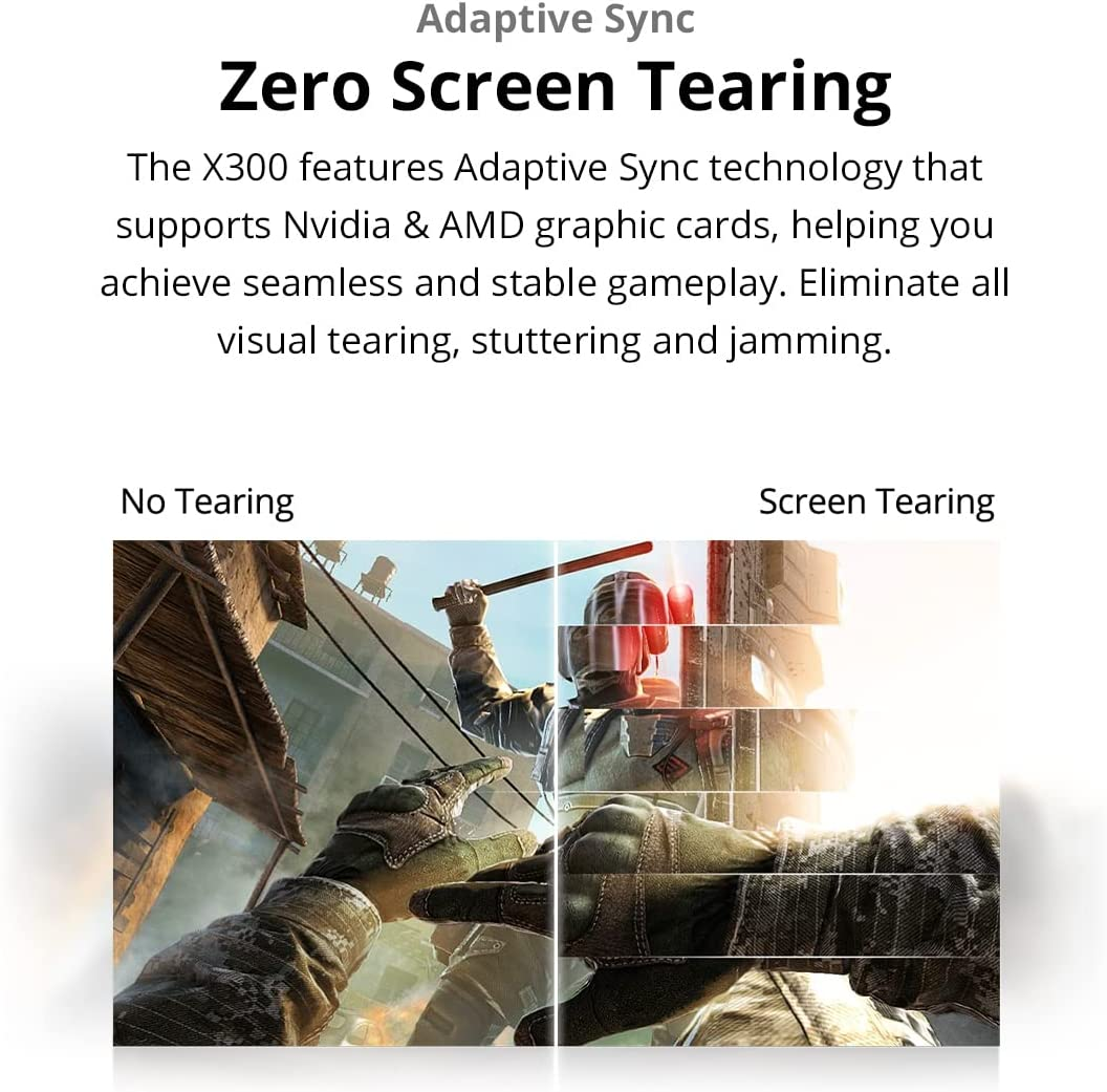 Prism+ X300 30" Curved Gaming Monitor, 21:9 UWFHD (2560X1080), 200Hz, 1Ms MPRT, 1800R Curved, AMD Freesync Premium, Eye Care Technology, Zerobezel, 3 Yrs Warranty