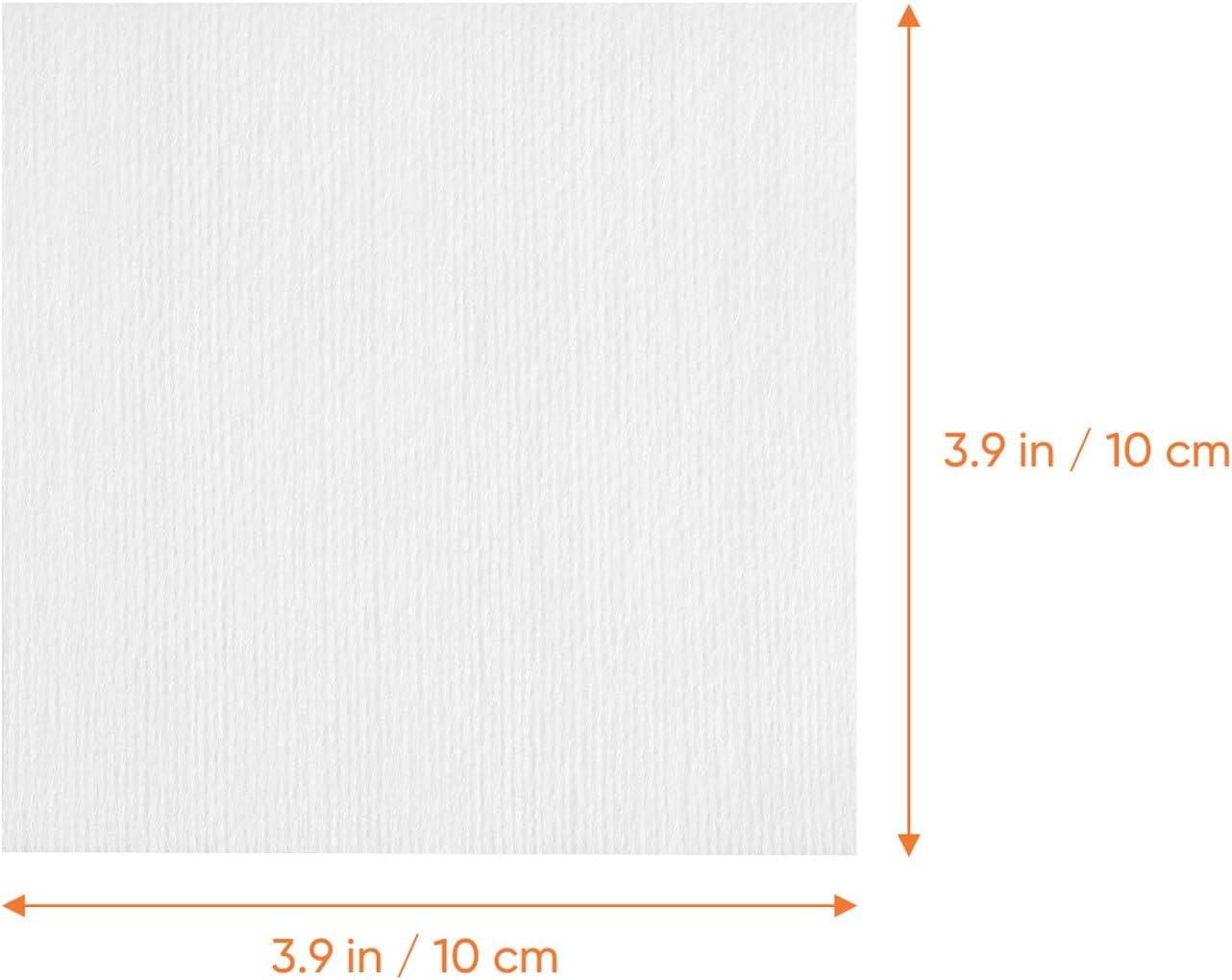 FRCOLOR 200Pcs Non-Woven Gauze for Care Soft Highly Absorbent Breathable Dressing for First Aid and Makeup Removal for All Skin Types image number 2