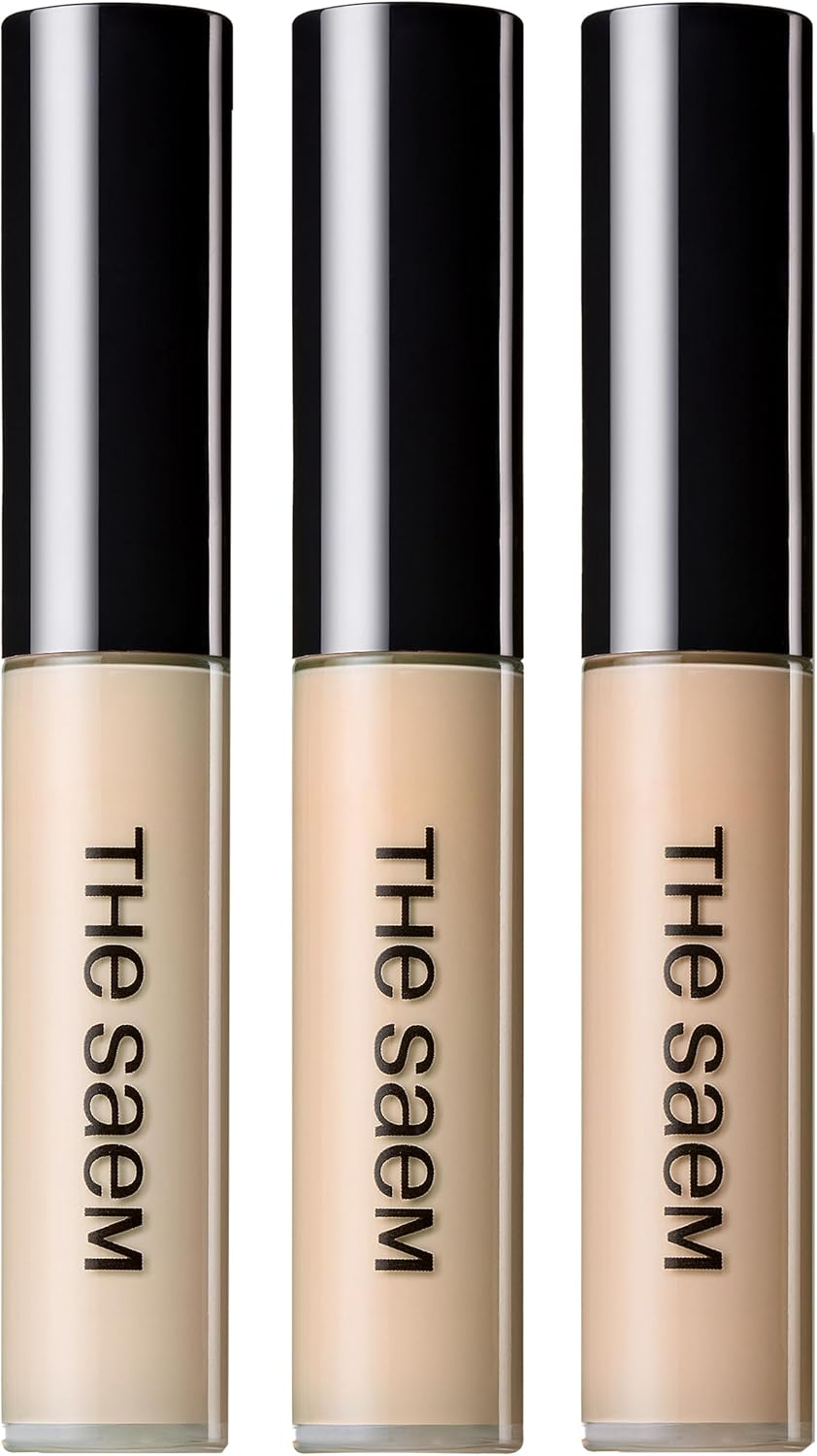 (3 Colors(1, 1.5, 2)/Set) - [The SAEM] Cover Perfection Tip Concealer SPF28 PA++ 6.5G - 3 Colours Set image number 2