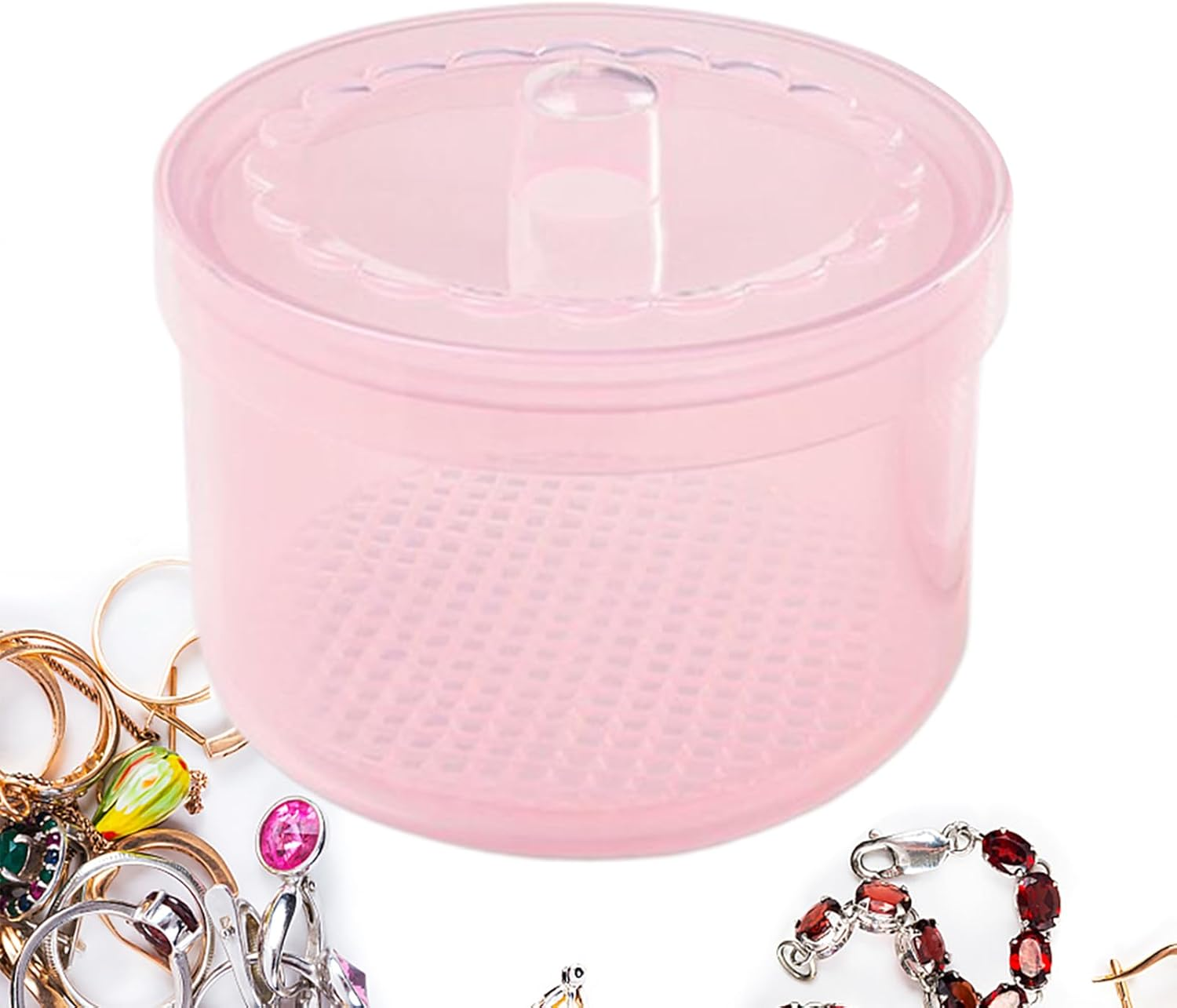 Nail Tool Sterilizer | Nail Drill Bits Sterilizer Tray - Double Filter Portable Cleaning Tray for Travel Manicure Station Accessories Drill Bits Tweezer Health image number 3