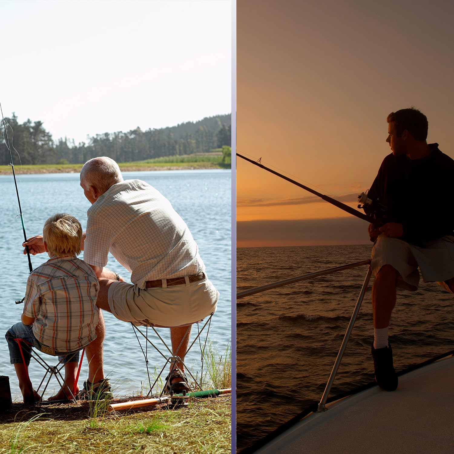 Floating Telescopic Folding Fishing Net with 7 Inch Fishing Pliers and Fishing Lip Gripper Fishing Net,Fishing Gear Fihing Tool Accessories for Fish Easy Catch and Release image number 3