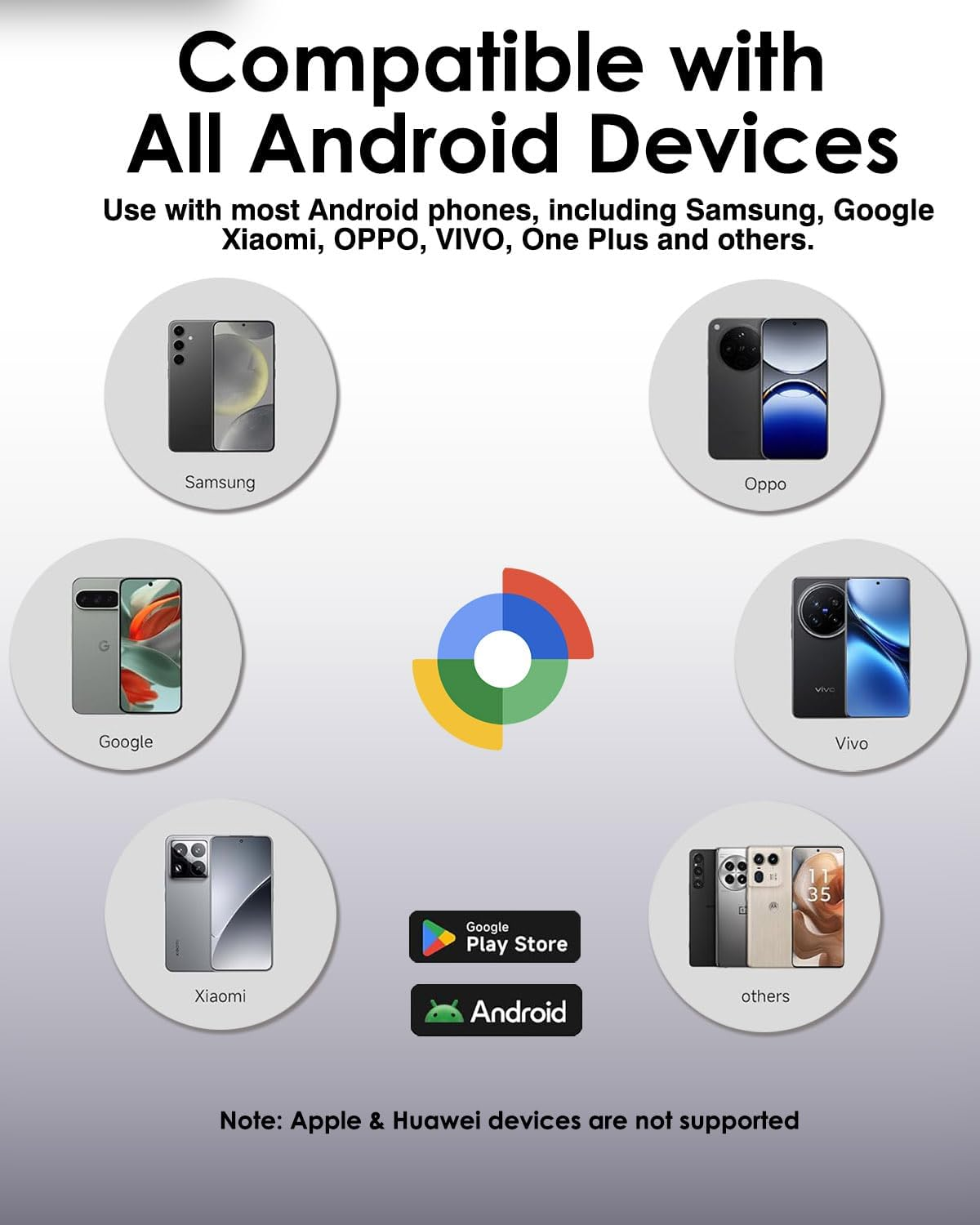 [2025 Android Tag] Bluetooth Tracker for Android Phones. Google Certified Item Locator, Smart Tracking Tag for Google Find My Device App. Finder for Keys, Luggage, Suitcase, Backpack and More-1 Pack image number 3