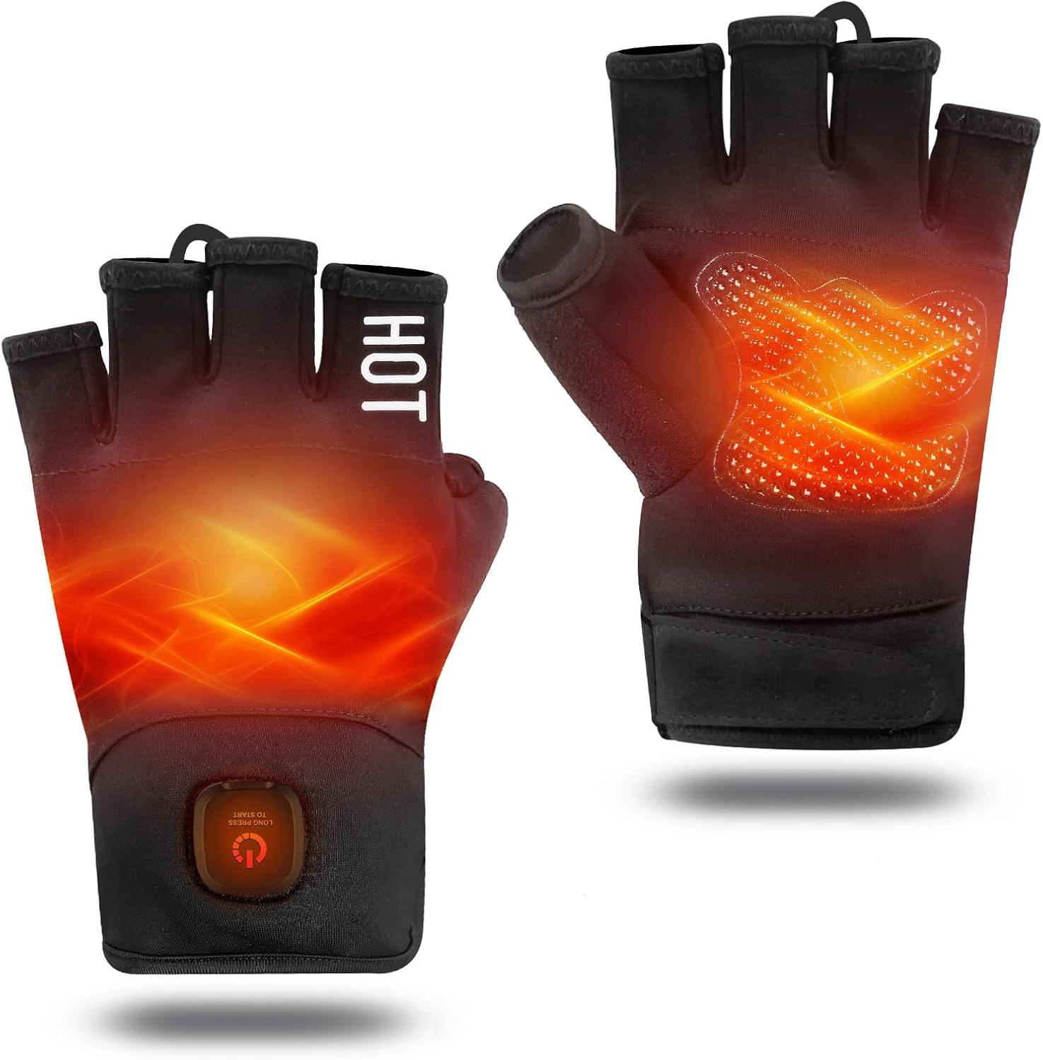 Heated Gloves Rechargeable for Men Women, Winter Warm Gloves for Arthritis, Variable Temperature Control, Work Touchscreen Gloves for Winter Cold Weather Electric(M) image number 2