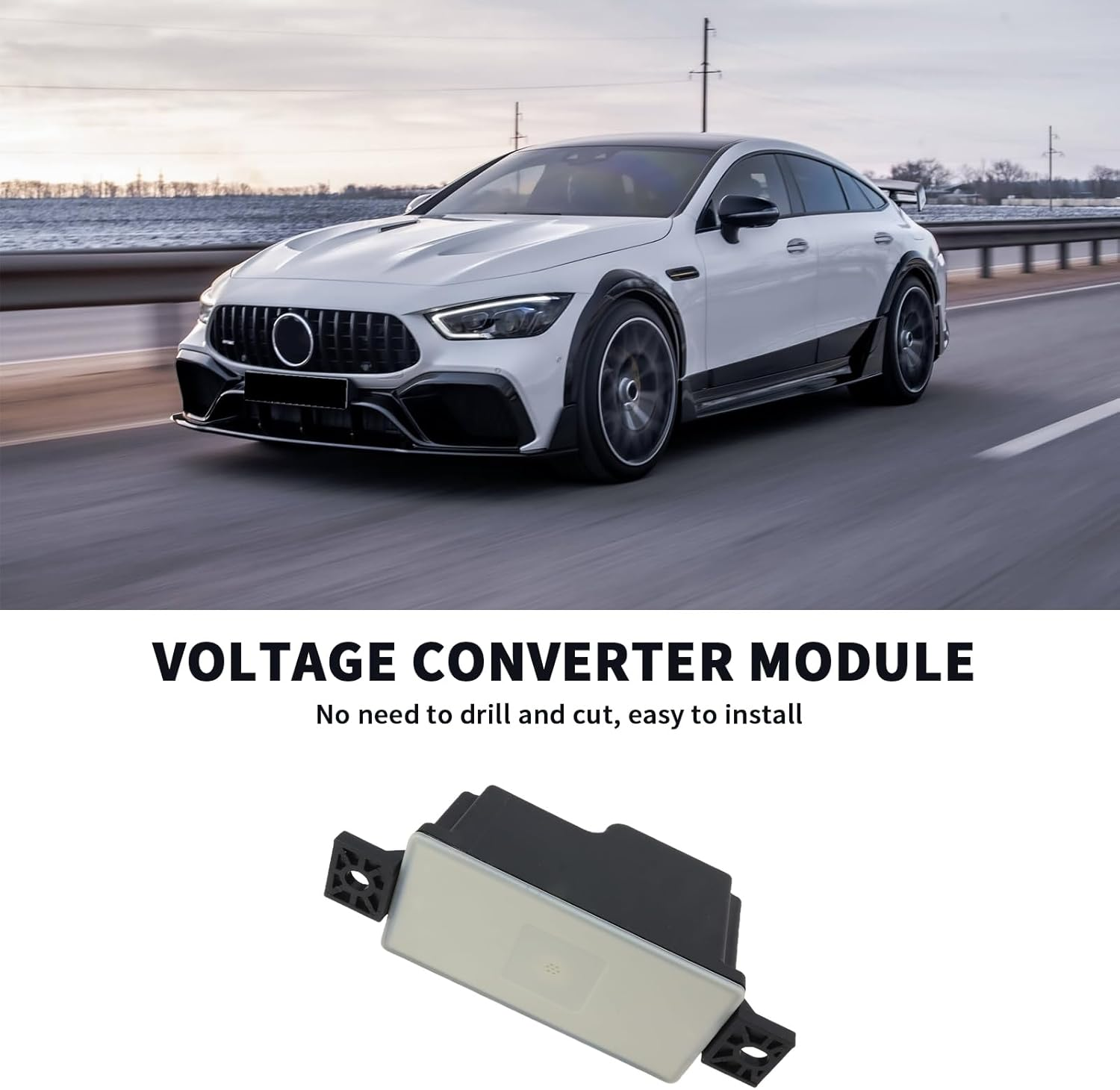 Voltage Converter Module Auxiliary Battery for A2059053414 for Mercedes-Benz C-Class image number 3