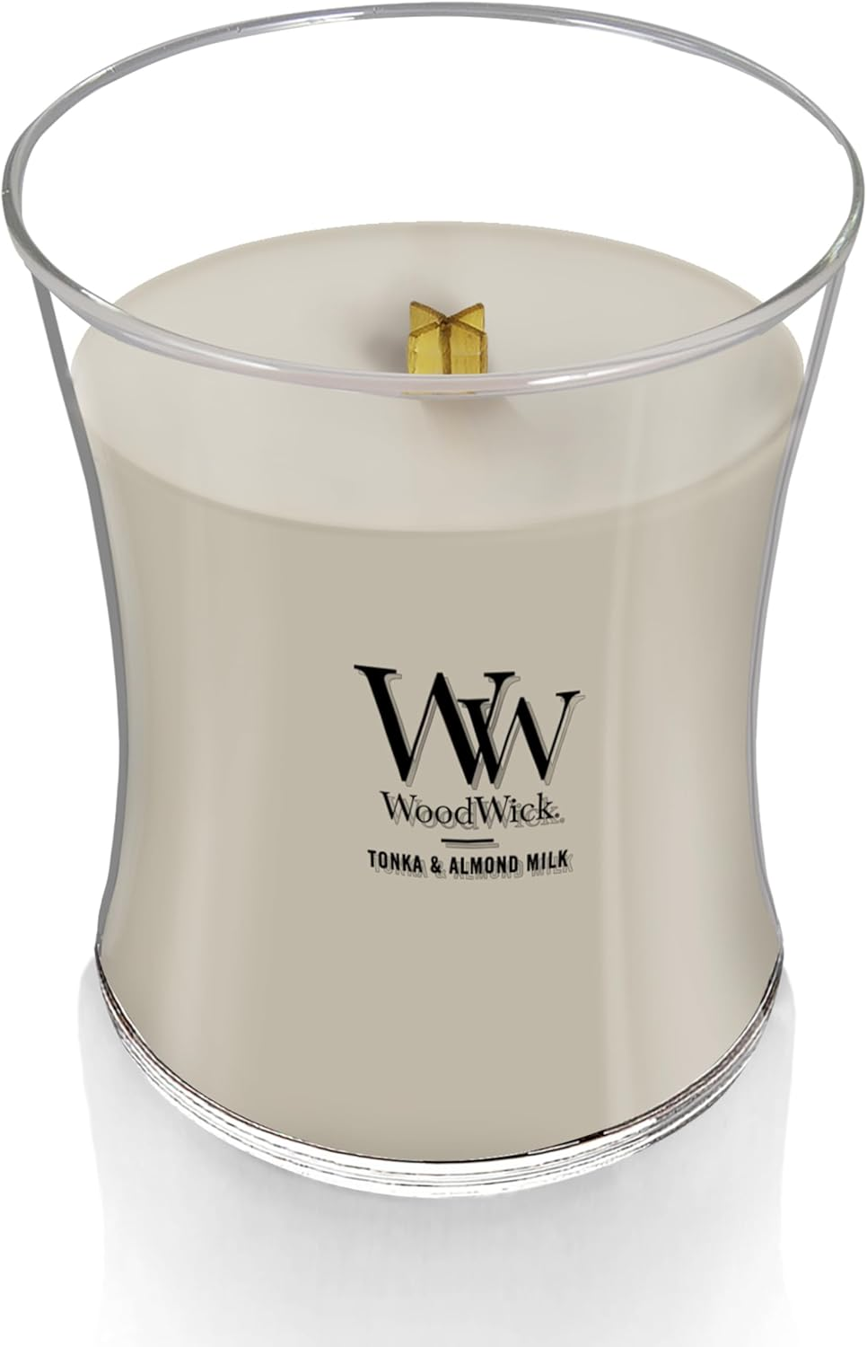 Woodwick Tonka and Almond Milk Jar Candle, Medium image number 3