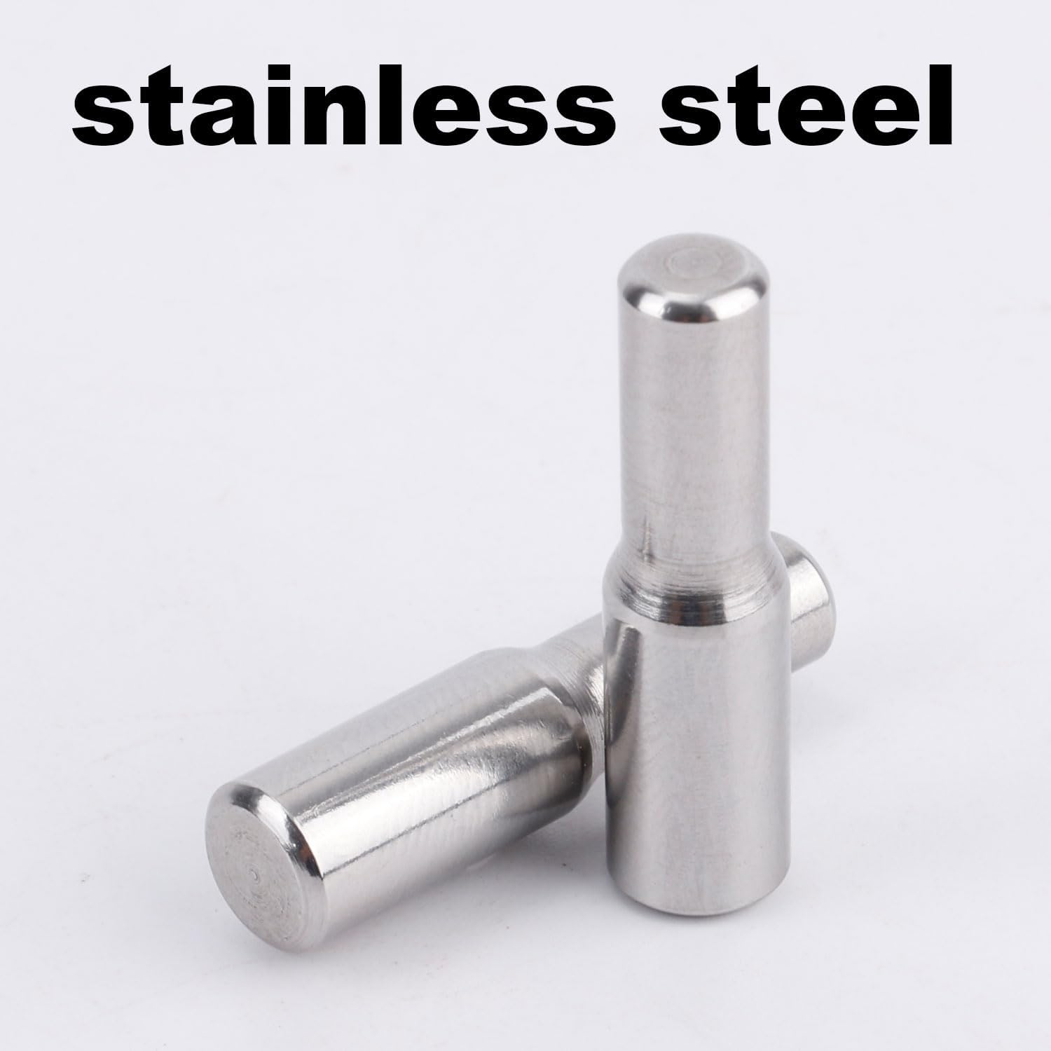 12Pcs Shelf Pegs, 1/4" 5Mm Stainless Steel Hardware Shelf Support Pins Kitchen Cabinet Shelves Holders with 24 Silicone Covers for Bookshelf Bookcase Cupboard Adjustable Wood Glass Shelving image number 1