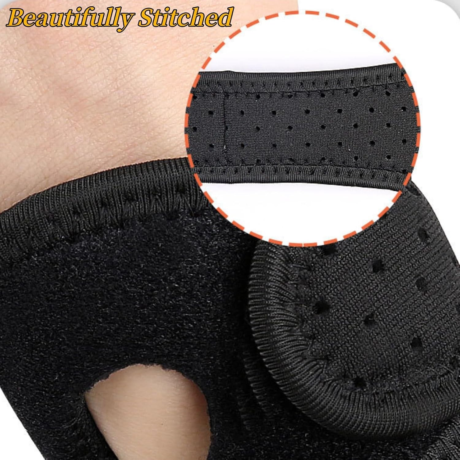 MAIHUO TFCC Wrist Brace,Wrist Brace for TFCC Tears,Adjustable Wrist Strap with Holes,Wrist Support,Wrist Splint image number 5