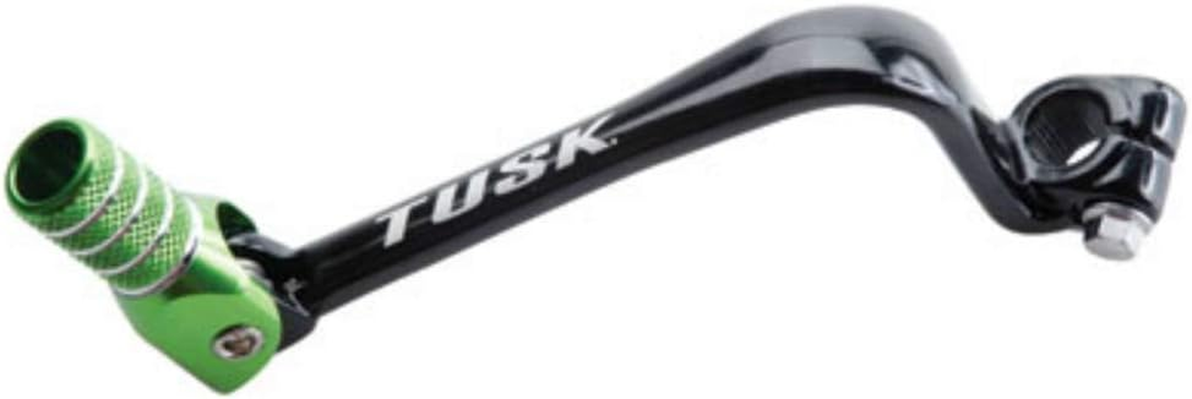 Tusk Folding Shift Lever Black/Green Tip for Kawasaki KLX110 2005-2020