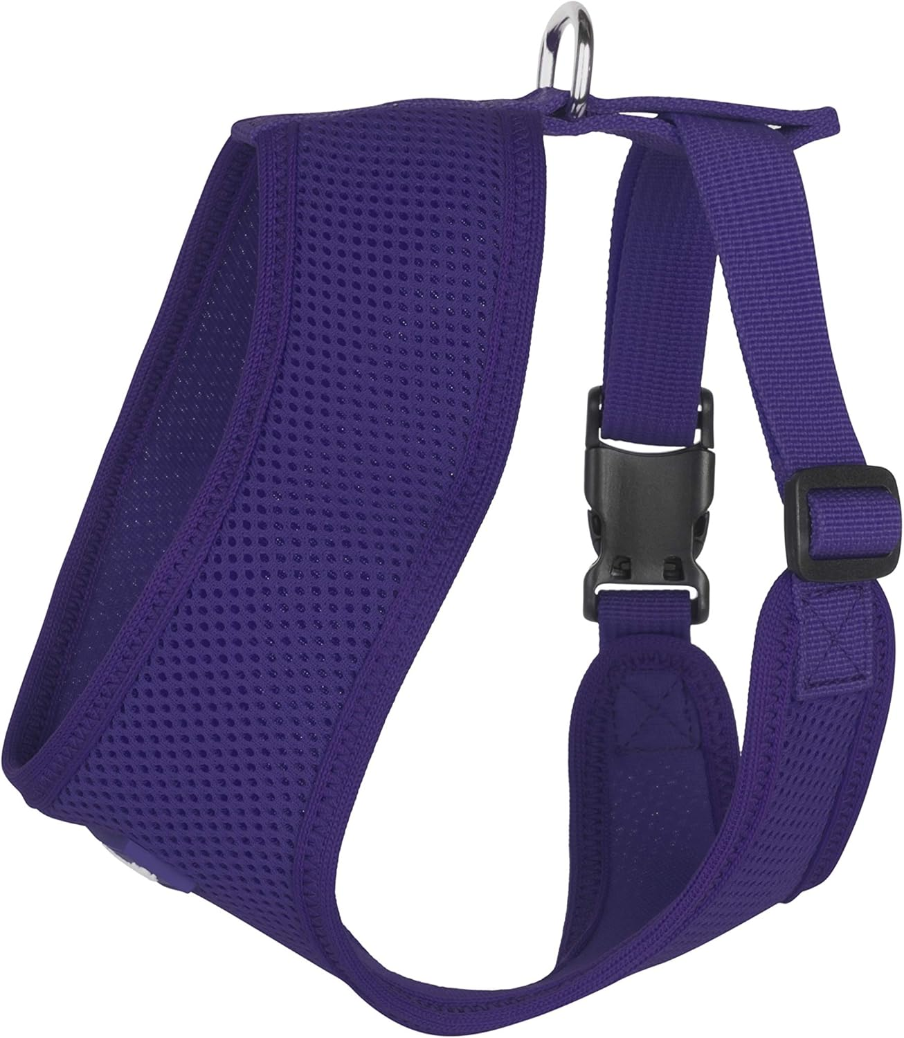 Hip Doggie HD-6PMHPR Ultra Comfort Harness Vest Dog Harness XL Purple image number 1