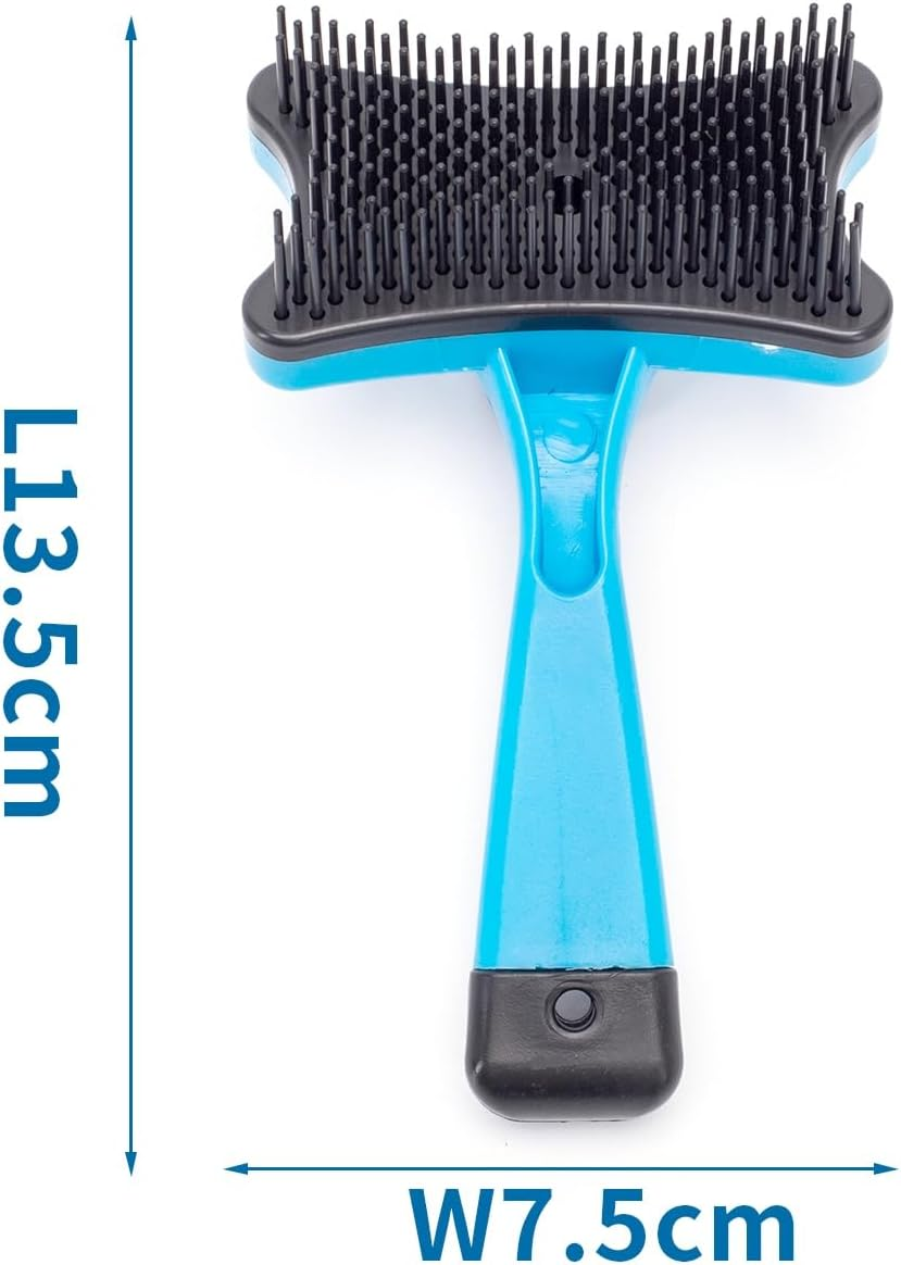 Pet Brush with Soft and Ergonomic Bristles, Ideal for Removing Loose Hair and Reducing Molting in Dogs and Cats