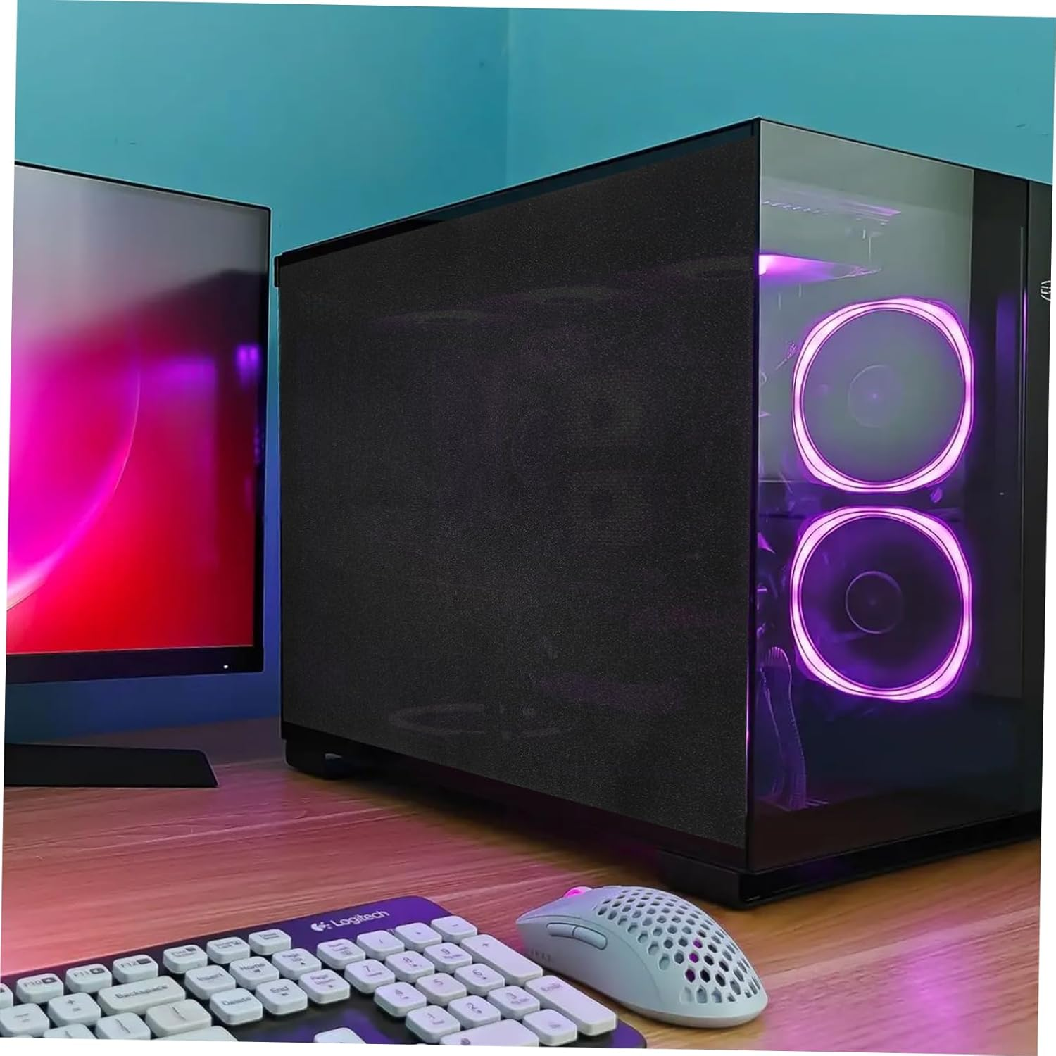 Garneck DIY Computer Case Fan Filter Washable Dustproof Cover for Filtration Easy Installation Breathable Ventilation Reusable Dust Mesh Filter for Enhanced Computer Performance image number 5