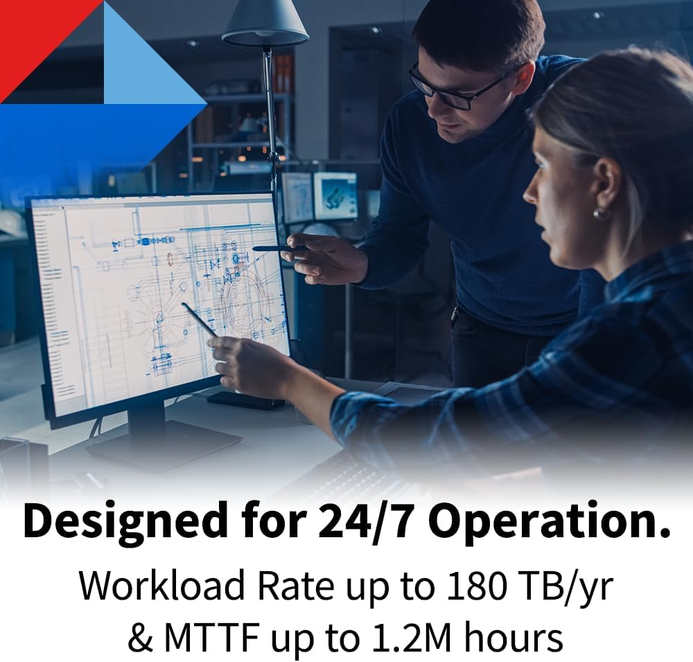 Toshiba N300 6TB NAS 3.5-Inch Internal Hard Drive - CMR SATA 6 Gb/S 7200 RPM 512 MB Cache - HDWG760XZSTA image number 1