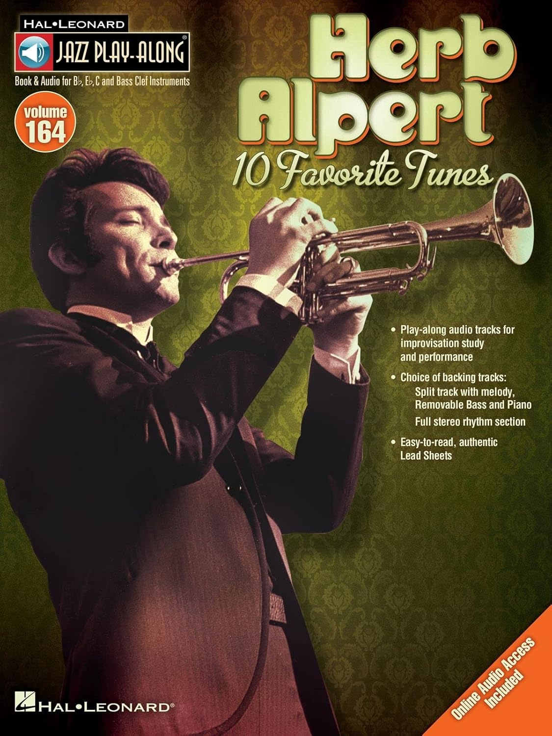 Herb Alpert - Jazz Play-Along Volume 164 Book/Online Audio