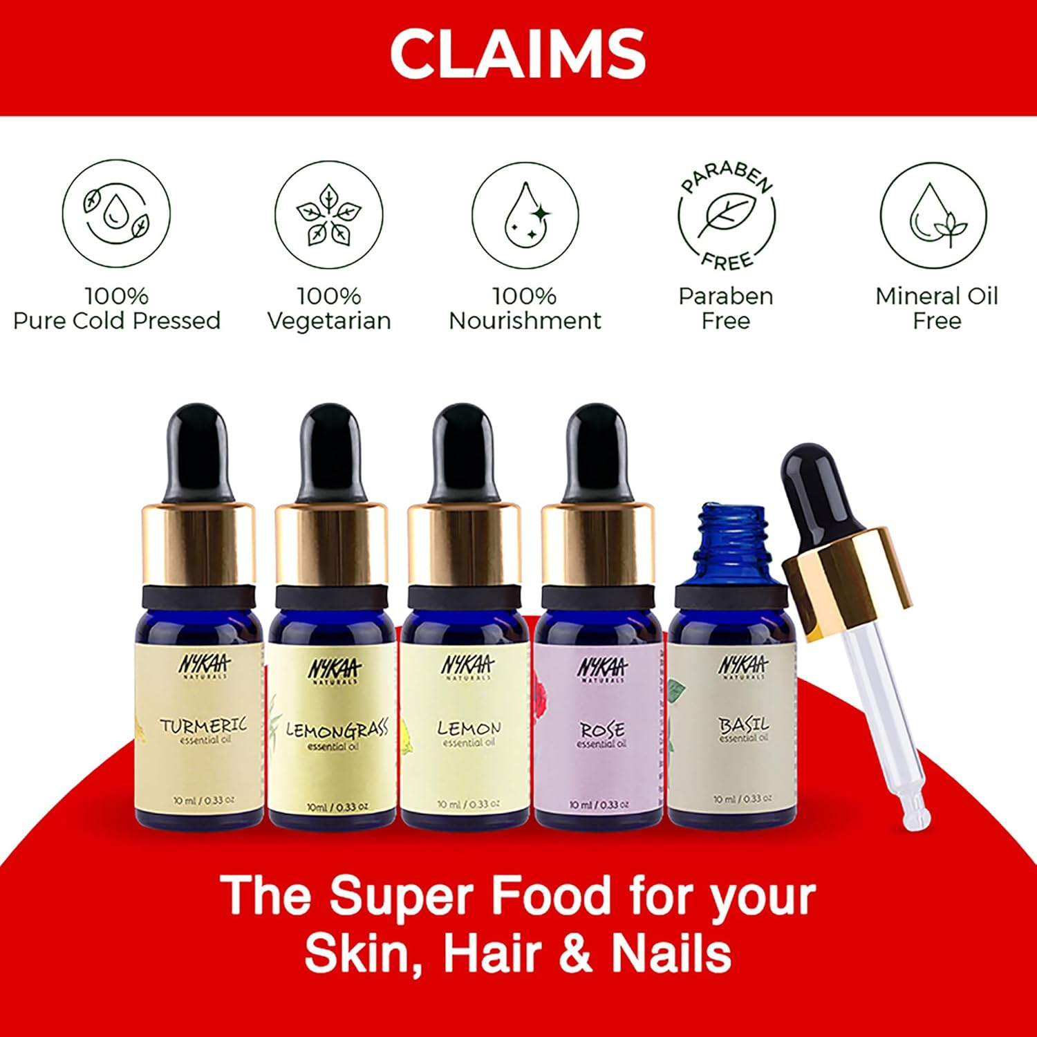 Nykaa Naturals Essential Oil - Rose for Women 0.33 Oz Oil image number 6