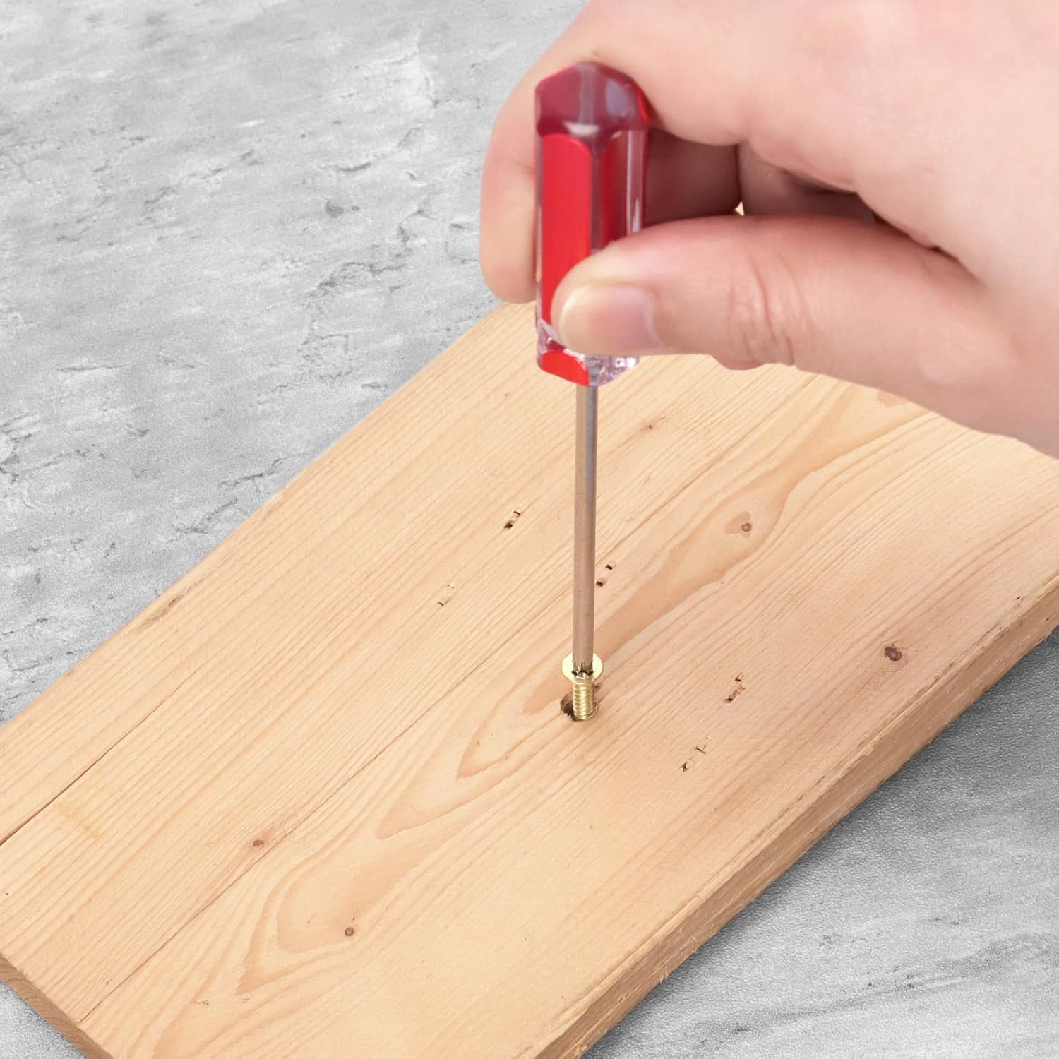 Glarks 301Pcs M3.2 X 15/25/40Mm Device Screws, 200Pcs 3 Colors Slotted Head Screws and 100Pcs Cross-Head Screw, Flat Head Phillips Machine Screw, Countersunk Screws with 1Pcs PH2 Bit image number 5