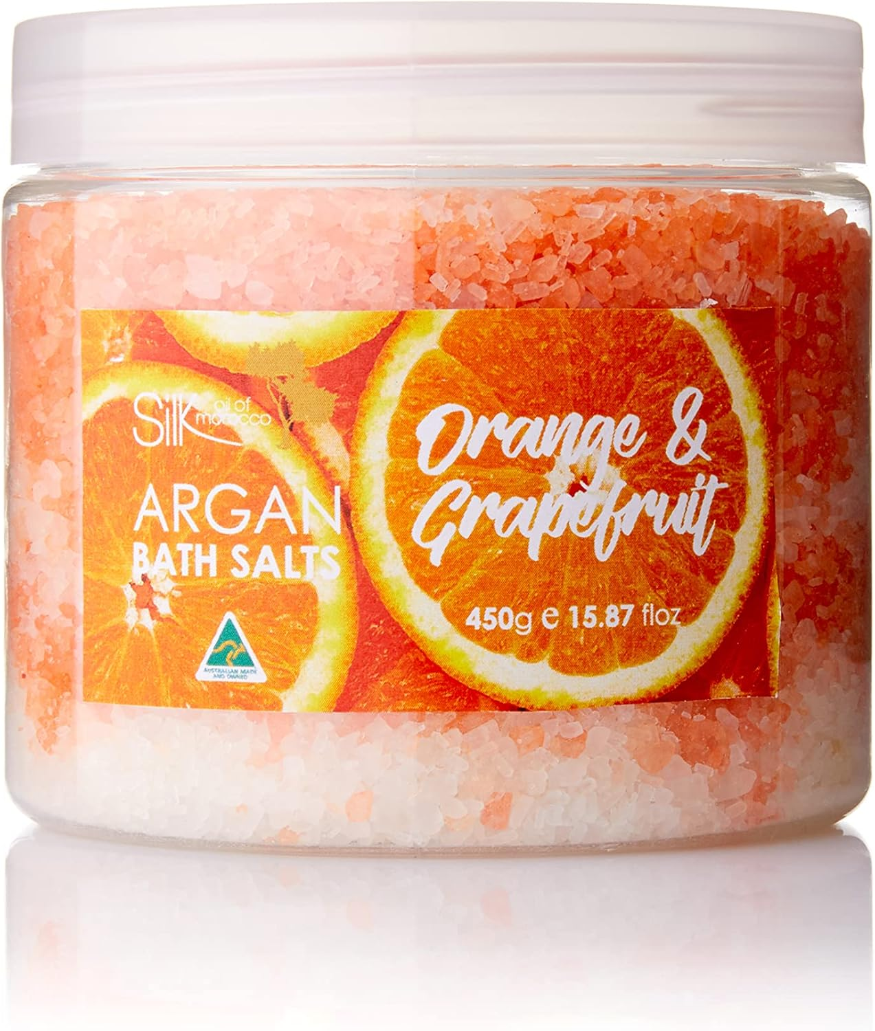Silk Oil of Morocco Orange and Grapefruit Argan Bath Salts image number 1