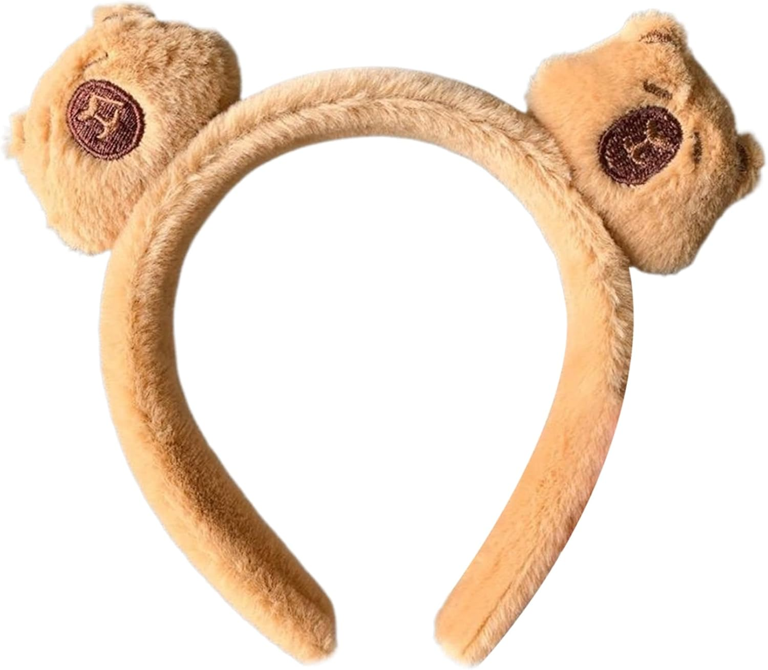 Plush Headband Capybara Style Cute Animal Headbands for Washing Face Elastic Soft Hair Accessory for Women Girls Style2