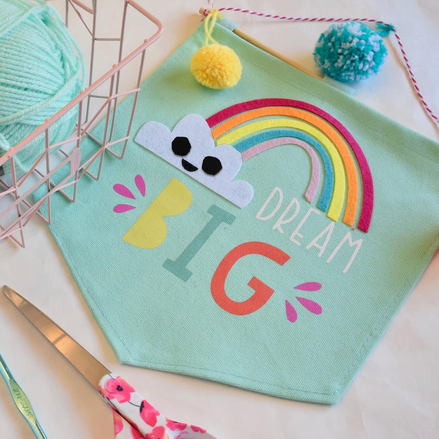 KINBOM 100Pcs Craft Pom Poms 1 Inch Diameter, Soft Shaggy Pom Poms Balls for Arts and Crafts Pompoms Knitting Accessories for DIY Handicrafts Lovers (Black) image number 2