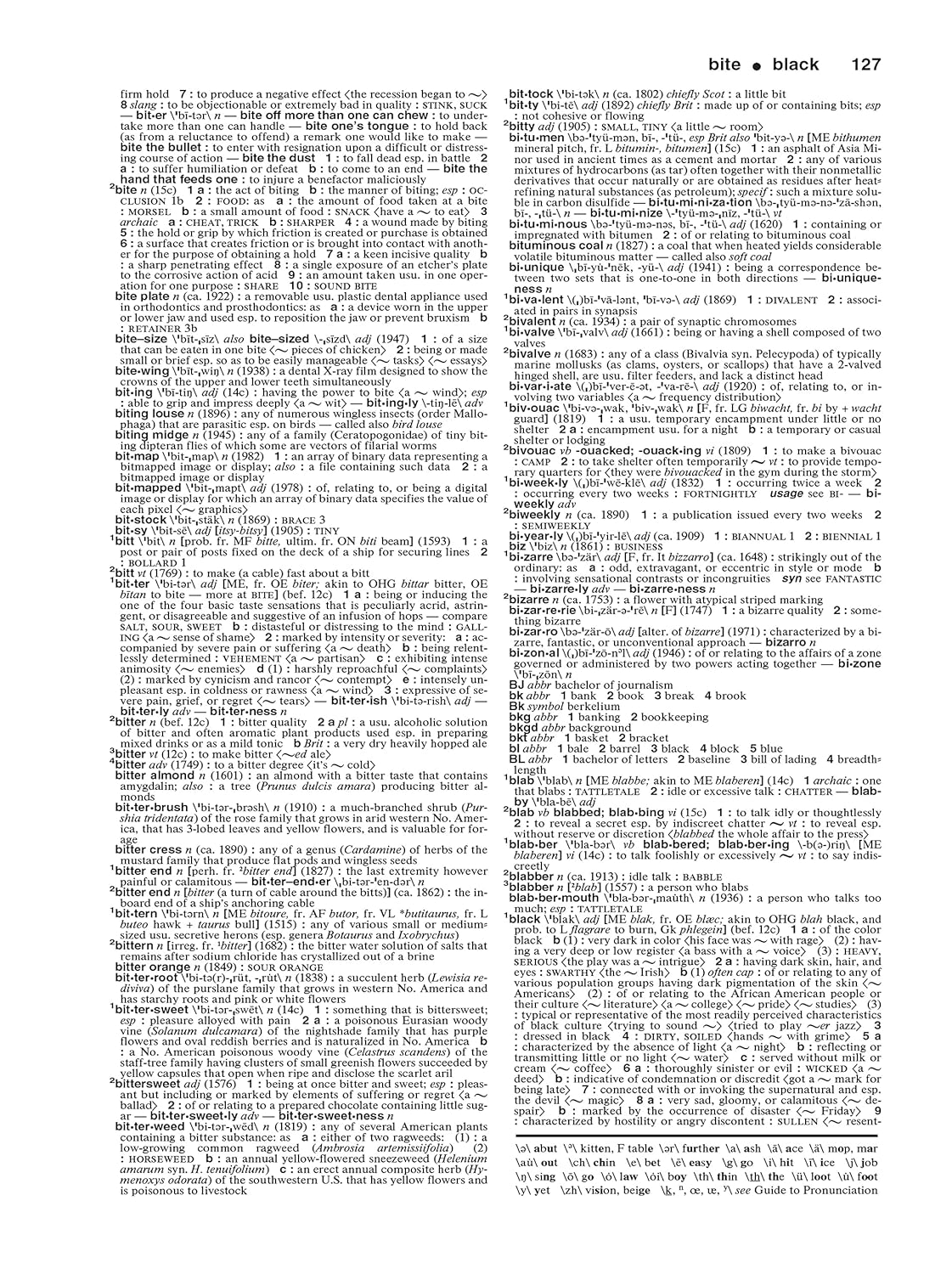 Merriam-Webster'S Collegiate Dictionary, 11Th Edition, Jacketed Hardcover, Indexed: Revised and Updated image number 2