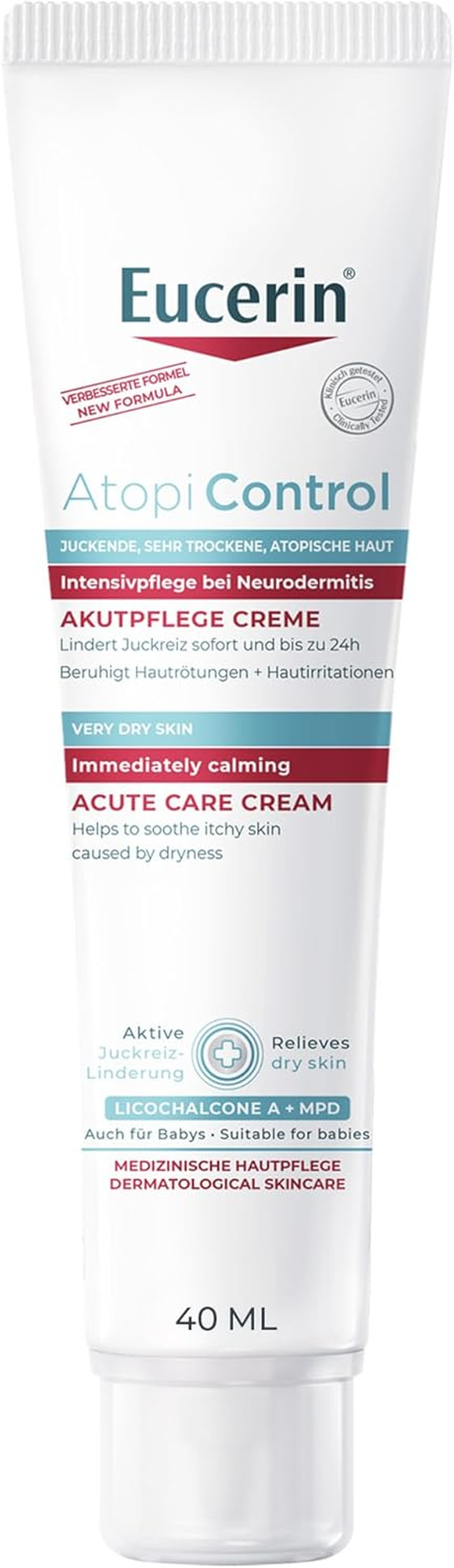 Eucerin Atopicontrol Intensive Calming Cream, 40 Ml (Pack of 1) image number 2