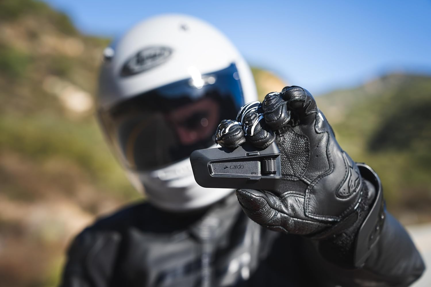 Cardo PACKTALK PRO Motorcycle Helmet Communication System Intercom, Crash Detection, Auto On/Off, Air Mount, 45Mm Speakers image number 1