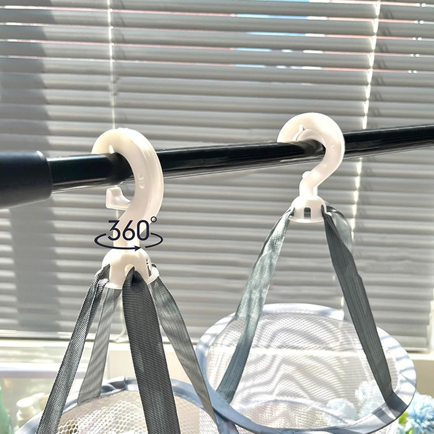 Sponge Egg Dryer Net | Mesh Hanging Flat Makeup Brush Drying Rack,Foldable Brushes Sponge Beauty Eggs Flat Net, Portable Makeup Tools Cleaning Net for Courtyard - Large image number 3