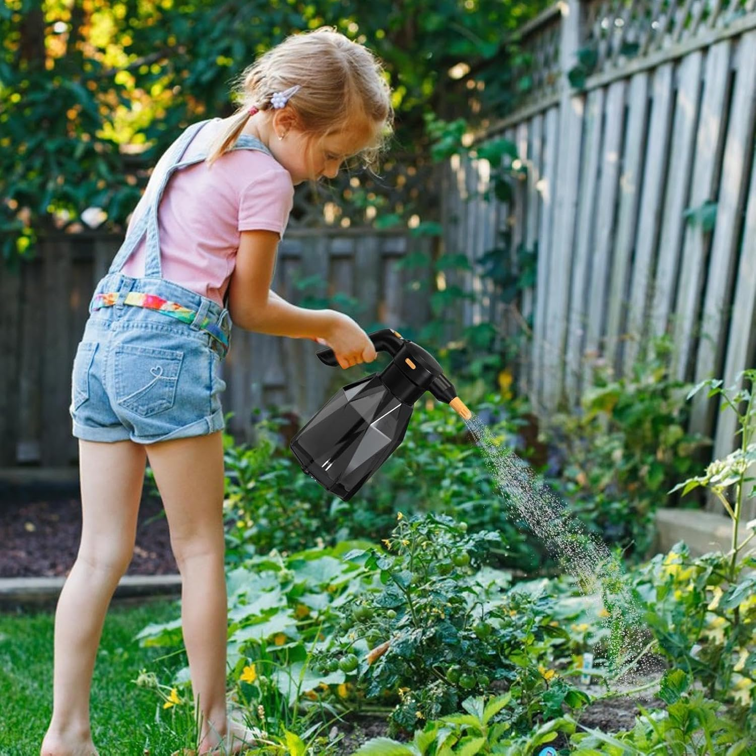 Electric Plant Sprayer Large Capacity Watering Can Ergonomic Watering Can Portable Electric Pressure Sprayer Gardening Supplies Car Washing Tool Rechargeable Watering Can Spray Bottle image number 5