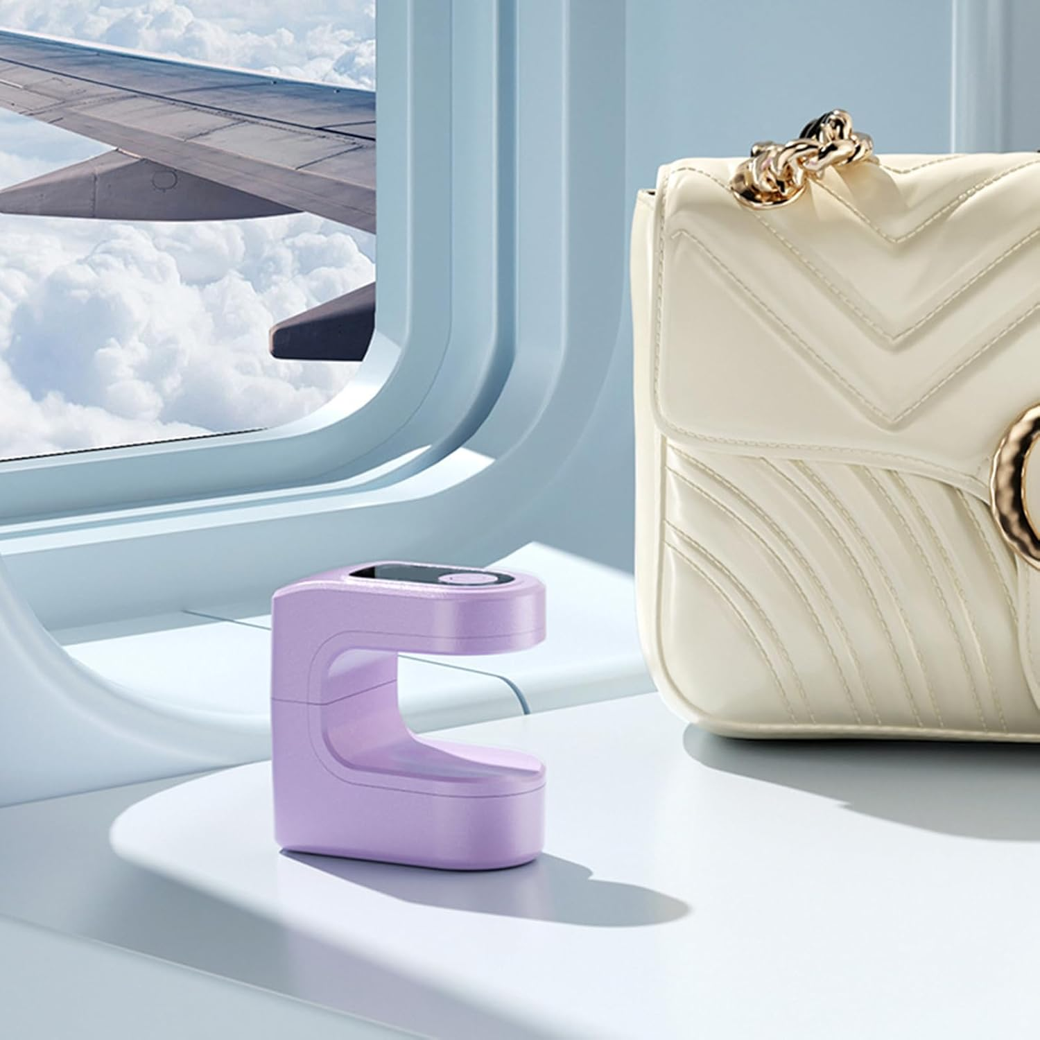 Furtryvl Small Nail Lamp | Gel Polish Dryer USB Charging,Portable Manicure Curing Light for Home Travel Daily Use with 2 Timing Modes