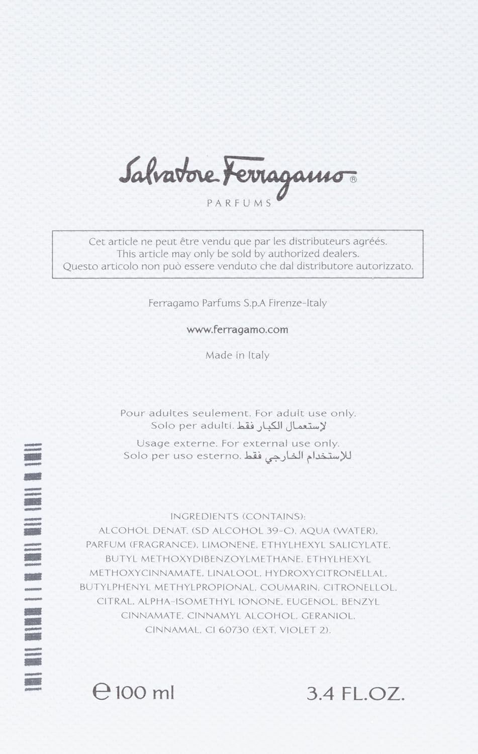 Salvatore Ferragamo Attimo Pour Homme Eau De Toilette, 100Ml image number 5